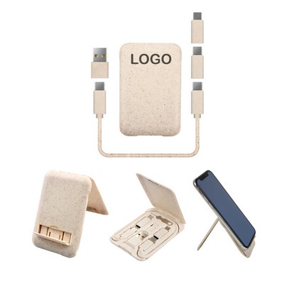 Triple charging Cable with case