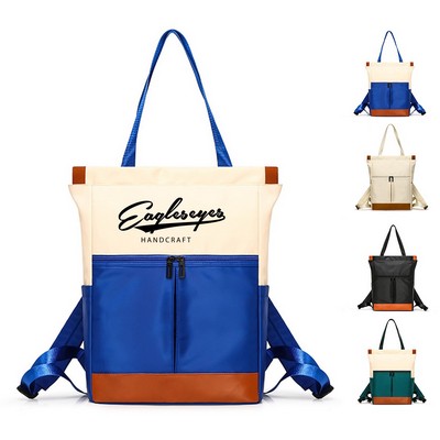 Versatile Nylon Convertible Backpack - Premium Quality Water-Resistant & Lightweight