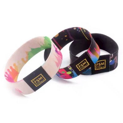 3/4 " Full Color Event Wristbands