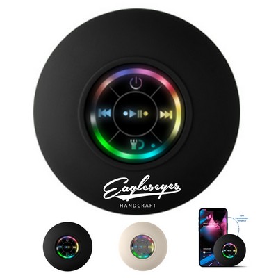 Waterproof Bluetooth Shower Speaker with Mic and Suction Cup