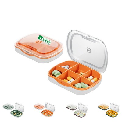 Travel Pill Organizer Daily Medicine Reminder Box