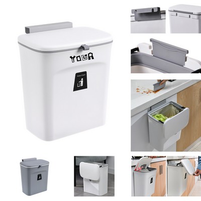 2.4 Gallon Kitchen Trash Can for Counter Top Or Aground