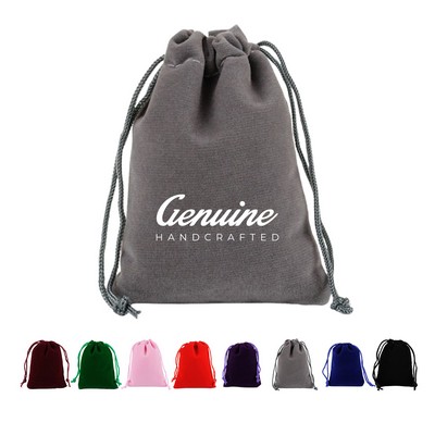Velvet Jewelry Drawstring Bag