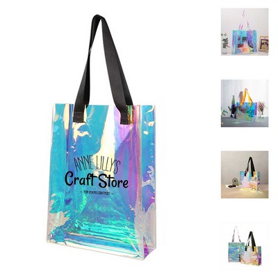 Holographic Laser Tote Bag