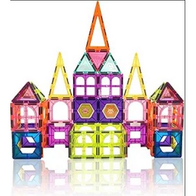 Contixo ST4 Kids Magnet Toys Magnetic Tiles 112 PCS 3D Buliding Blocks