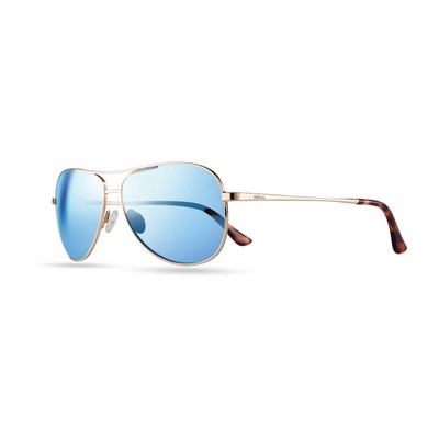 Revo Sunglasses Relay Aviator Sunglasses - Gold