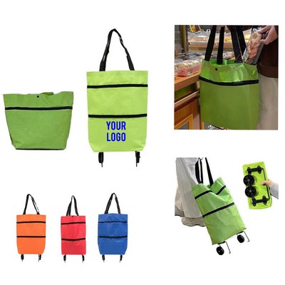 Foldable Extendable Handbag Shopping Tote Bag Or Shopping Cart