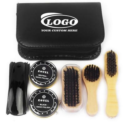 7-in-1 Footwear Care Set Shoeshine Kit