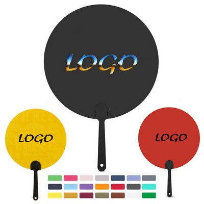 Plastic Hand Fan (Full Color 2 Sides)