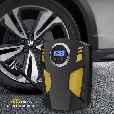 12V Portable Tire Inflator Mini Electric Car Air Pump