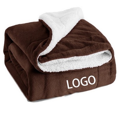 Double Flannel Lamb Wool Blanket