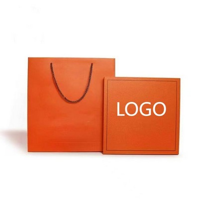 Square Silk Scarf & Art Umbrella Set