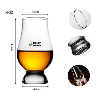 6oz Tulip-Shaped Whiskey Tasting Glass