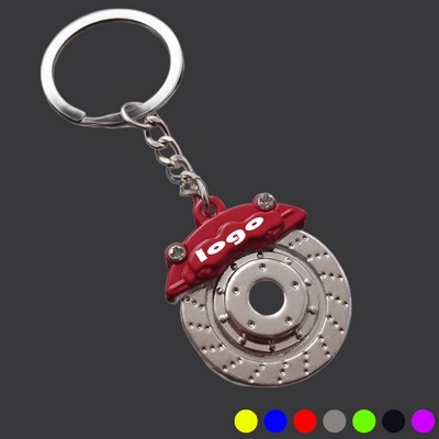 Brake Rotor Keychain Toy Automotive Part Car Key Tag Key Chain