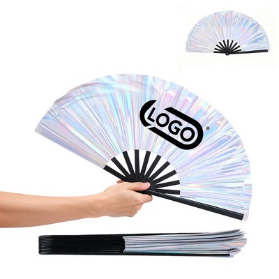 Large Holographic Laser Folding Fan