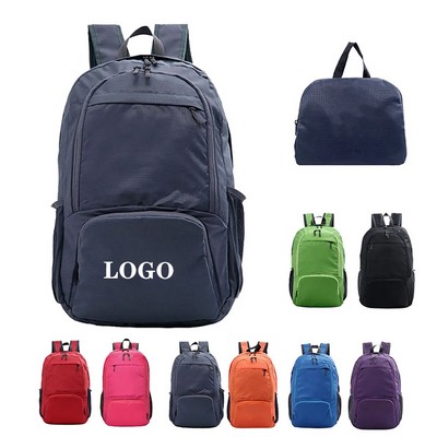 Compact Hiking Backpack - Water-Resistant & Foldable