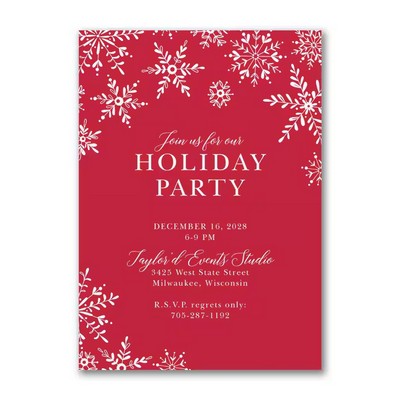Personalized Snow Invitation