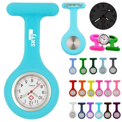 Silicone Nurse Night Pin Watch