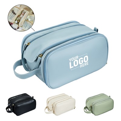 Double Zipper Toiletry Bag