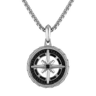 Bulova Jewelry Stainless Steel Marine Star Pendant