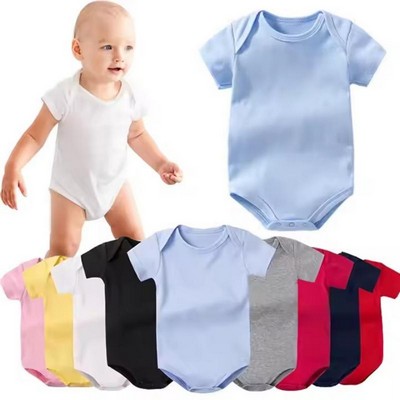 Baby Onesie Infant Romper Newborn Short Sleeve Bodysuit