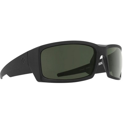 Spy+® General Happy™ Lens Polarized Sunglasses, Soft Matte Black