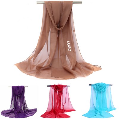 Lightweight Chiffon Scarf