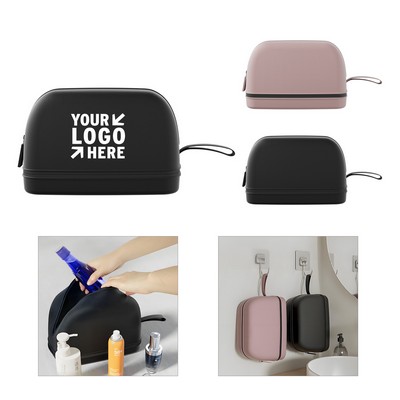 Double Layer Silicone Makeup Bag