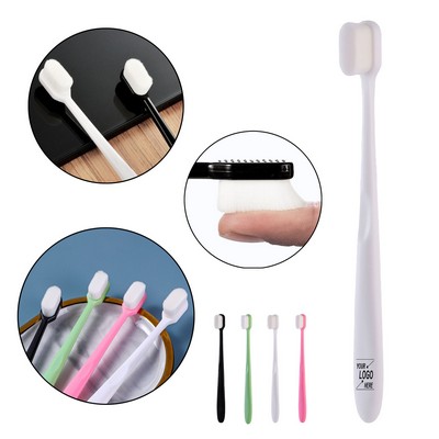 Ultra Soft Bristles Flat Head Toothbrush for Couples