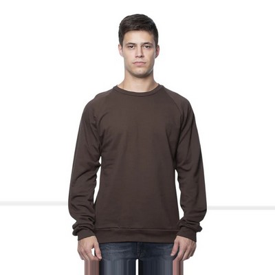 Royal Apparel Unisex Organic Raglan Crewneck Sweatshirt