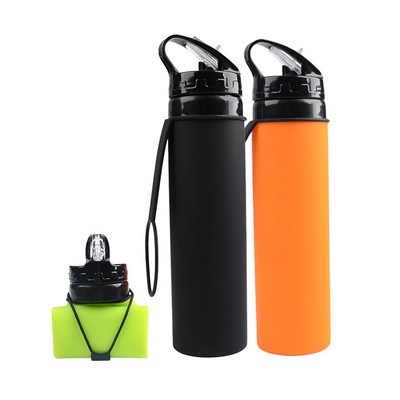 Foldable Silicone Bottle, 20 Oz.
