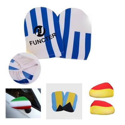 Customized Strip Pattern Car Mirror Covers