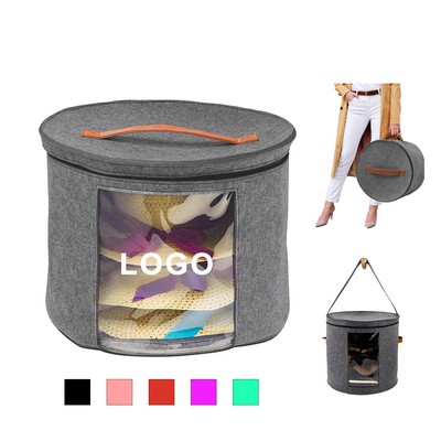 Collapsible Round Hat Box
