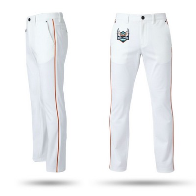 Men's Baseball Pants Taiwan Needle Eye Mesh, W/Piping 320 GSM