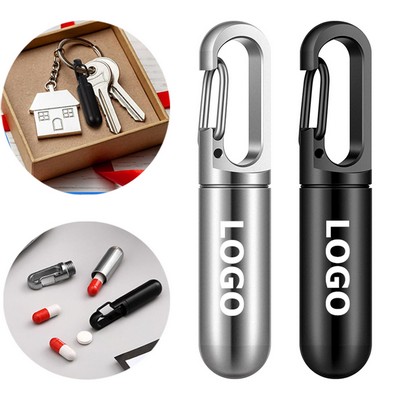 Waterproof Pill Holder Keychain