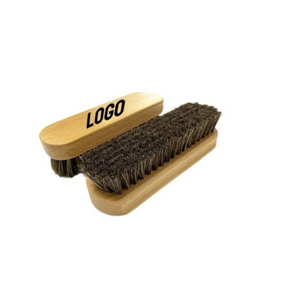 Beech Wood Horsehair Shoe Brush
