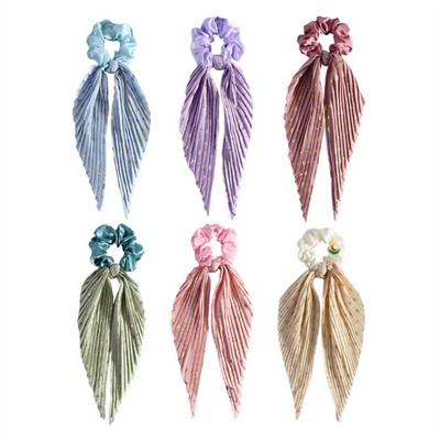 Elegant Ribbon Bow with Gold Foil Print