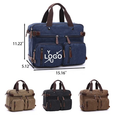 Vintage Canvas Messenger Bag