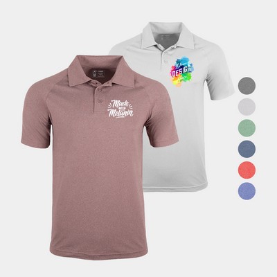 Evo Heather Men's Ultra-Soft Performance Polo