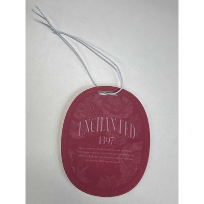 Custom Shaped Paper Air Freshener W/A String