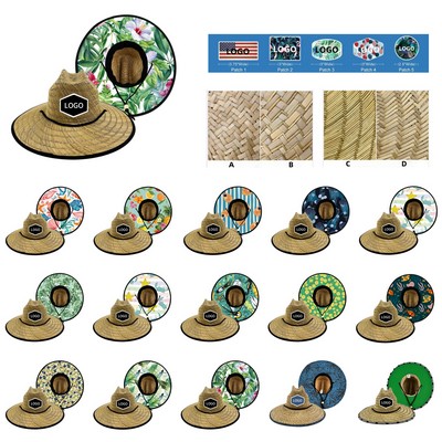 Straw Lifeguard Sun Hat