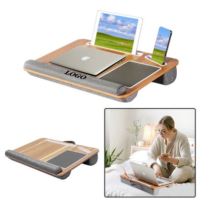 Portable Computer Lap Desks with Tablet & Phone Holder