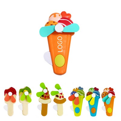 Ice Cream Hand-Pressure Fan