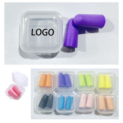 PU Foam Earplugs with Case