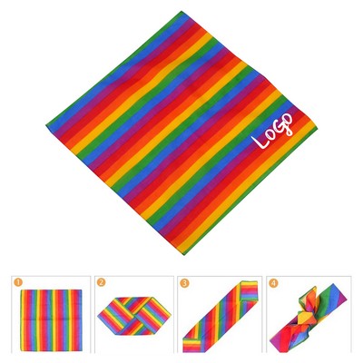 Rainbow Bandana Headband