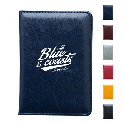 Blocking PU Leather Passport Holder