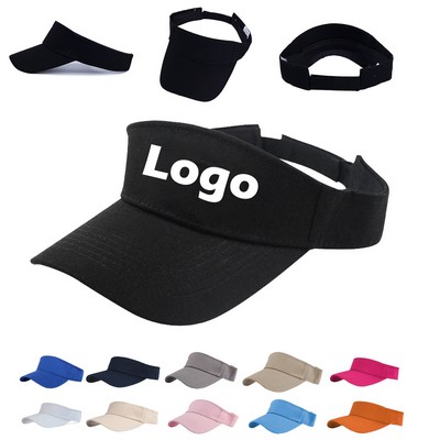Summer Cotton Outdoor Visor Hat