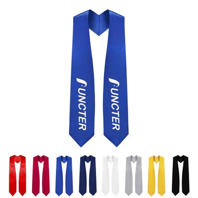 Custom 60" L Traditional Graduation Honor Stole Shawl