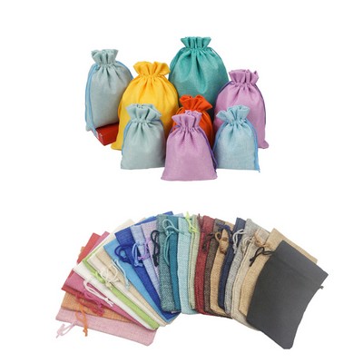 Burlap Bags Drawstring Gift Storage Bag