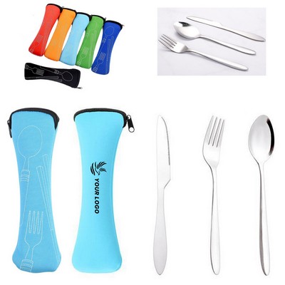 Stainless Steel Travel Utensils Set